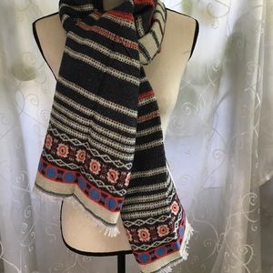 Fringed Wrap Around Blanket Scarf